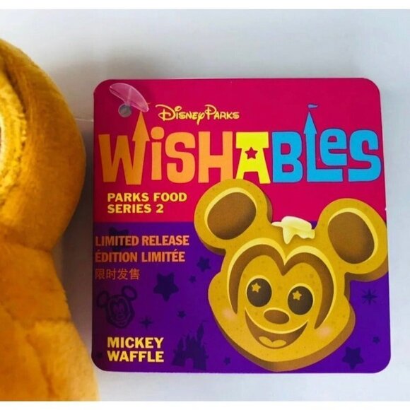 Disney Parks - "Mickey Waffle" Wishables Plush – Parks Food Series 2 - Picture 3 of 3